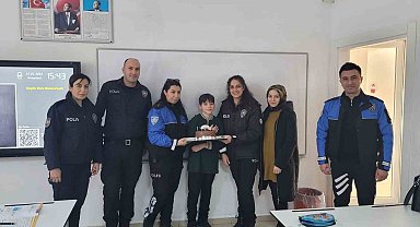 Şehit polis çocuğuna doğum günü sürprizi