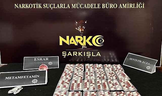 Şeker kutusundan uyuşturucu çıktı