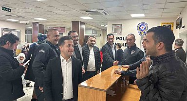 Sendika başkanı yeni yıla sağlık personeliyle girdi