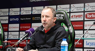 Sergen Yalçın: "En azından kazanamıyorsak kaybetmemek sevindirici"