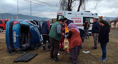 Seydikemer'de aynı yerde bir dakikada iki kaza
