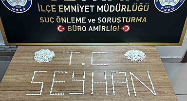 Seyhan polisi, oyuncak "Pelüş ayı" içerisinden uyuşturucu hap ele geçirdi