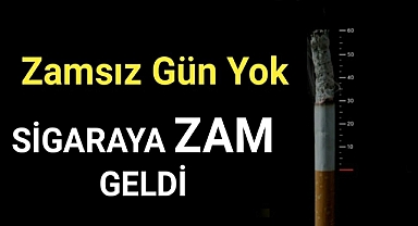 Sigaraya zam geldi!