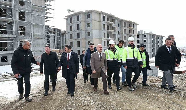 Sincik ilçesinde deprem konutları hızla yükseliyor
