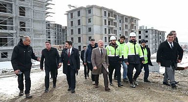 Sincik ilçesinde deprem konutları hızla yükseliyor