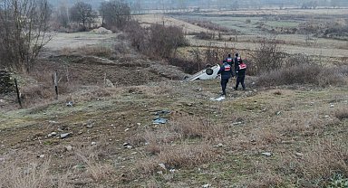 Sinop'ta otomobil takla attı: 1 yaralı