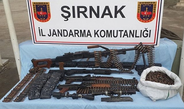Şırnak'ta son 6 aylık asayiş olaylarında 114 adet tabanca ve çok sayıda malzeme ele geçirildi