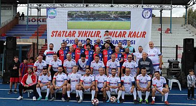 Söke Şehir Stadı'nda son maçı futbol efsaneleri yaptı