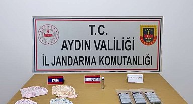 Söke'de durdurulan araçta uyuşturucu ve para ele geçirildi