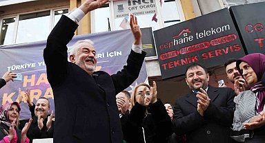 Şükrü Başdeğirmen partililer ve vatandaşlar tarafından coşkuyla karşılandı