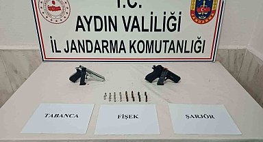 Şüpheli şahsın üzerinde tabanca ele geçirildi