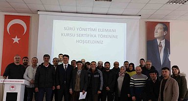 Sürü yönetimi eğitimi alan yetiştiricilere sertifikaları verildi