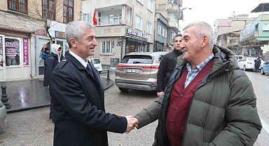 Tahmazoğlu esnafı ziyaret etti