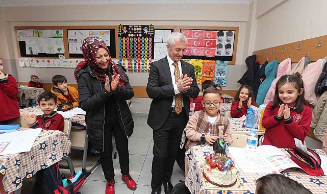 Tahmazoğlu, minik Tuğtekin'in doğum gününü kutladı