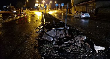 Takla atan cip alev aldı: 2 yaralı