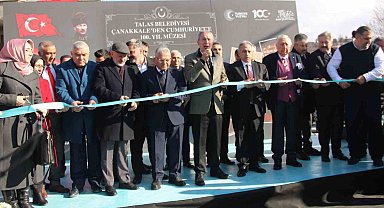 Talas'ta 'Çanakkale'den Cumhuriyete 100. Yıl Müzesi' açıldı