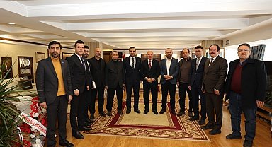 TDED ve ŞEHİRDER'den Başkan Sekmen'e ziyaret