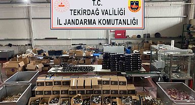 Tekirdağ'da 2 tona yakın nargile tütünü ele geçirildi