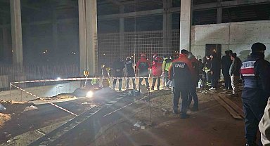 Tekirdağ'da fabrika inşaatında göçük: 2 işçi toprak altında kaldı