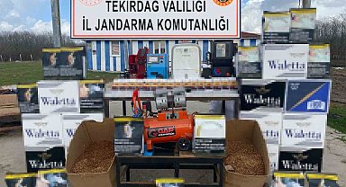 Tekirdağ'da kaçak sigara operasyonu