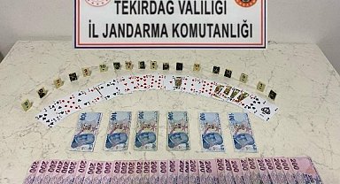 Tekirdağ'da kumar operasyonu