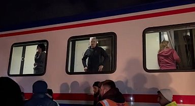 Tekirdağ'da meydana gelen tren kazasında 80 yolcu perona alındı
