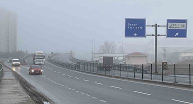 Tekirdağ'da sis etkisini gösterdi