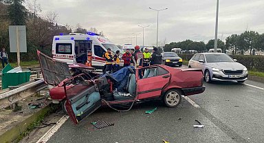 Trabzon'da trafik kazası 2 ölü, 2 yaralı