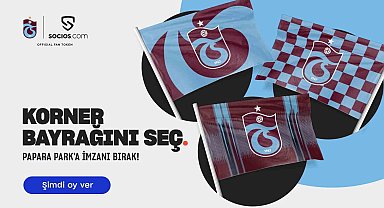 Trabzonspor'un korner bayrağını taraftarlar seçecek