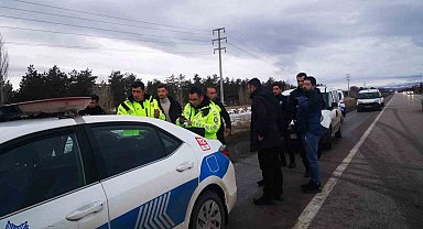 Trafikte tartışma, polise saldıran şüpheliye gözaltı