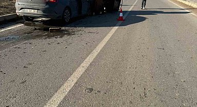 Traktörün ortadan ikiye bölündüğü kazada 5 kişi yaralandı