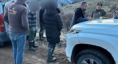 Tunceli'de kaçak avcılık yapan 4 kişiye ceza