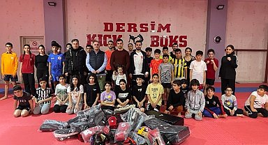 Tunceli'nin başarılı kulübüne yurt dışından malzeme desteği