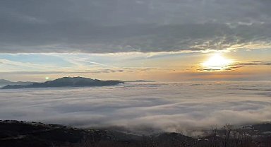 Tunceli'nin puslu hali görenleri hayran bıraktı
