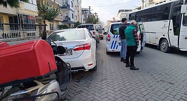 Turgutlu'da motokuryenin çarptığı 2 çocuk yaralandı