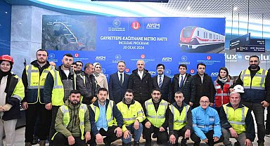 Ulaştırma ve Altyapı Bakanı Uraloğlu: "3,5 kilometre uzunluğundaki Kağıthane - Gayrettepe etabındaki çalışmaları tamamladık"