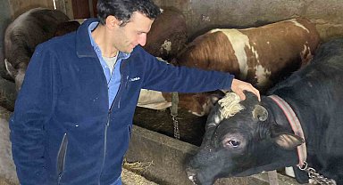 Üniversite mezunu genç köye yerleşip besici oldu