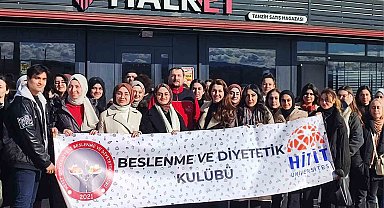 Üniversite öğrencileri, Halk Et'te uygulamalı ders gördü