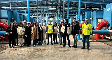 Üniversite öğrencileri suyun yolculuğu hakkında bilgi aldı