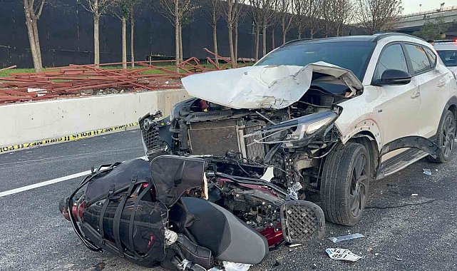 Üsküdar'da alkollü sürücünün çarptığı motosikletli hayatını kaybetti