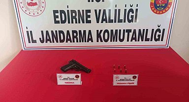 Üzerinde silahla yakalanan şahıs gözaltına alındı