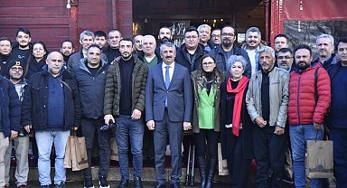 Vali Sezer, 10 Ocak Çalışan Gazeteciler Günü'nde gazetecilerle kahvaltıda bir araya geldi