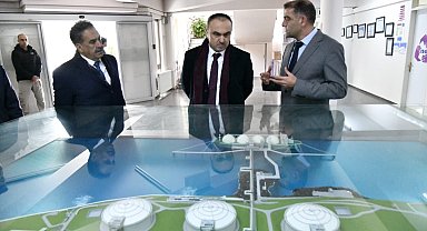 Vali Soytürk, BOTAŞ LNG depolama tesisini inceledi