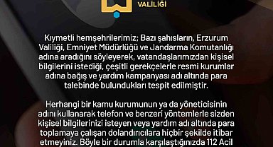 Valilikten vatandaşlara dolandırıcı uyarısı