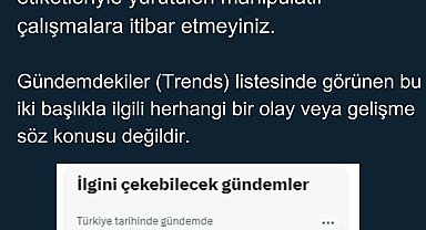Van'da 'X' sosyal medya platformundan yayınlanan "Van saldırı" ve "Edremit saldırısı" paylaşımına yalanlama