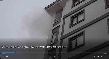 Van'da korkutan yangın