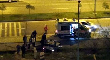 Virajı alamayan araç kanala düştü: 1 yaralı