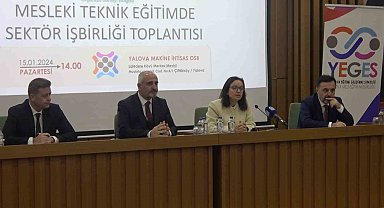 Yalova OSB'de Mesleki Teknik Eğitimde İşbirliği Toplantısı