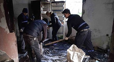 Yangın mağdurlarına hızlı destek