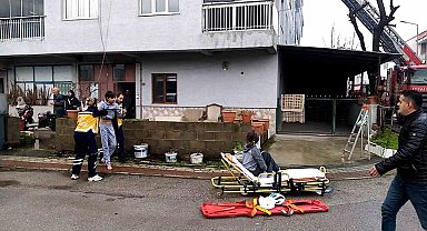 Yangında 8'i çocuk 14 kişi dumandan zehirlendi
